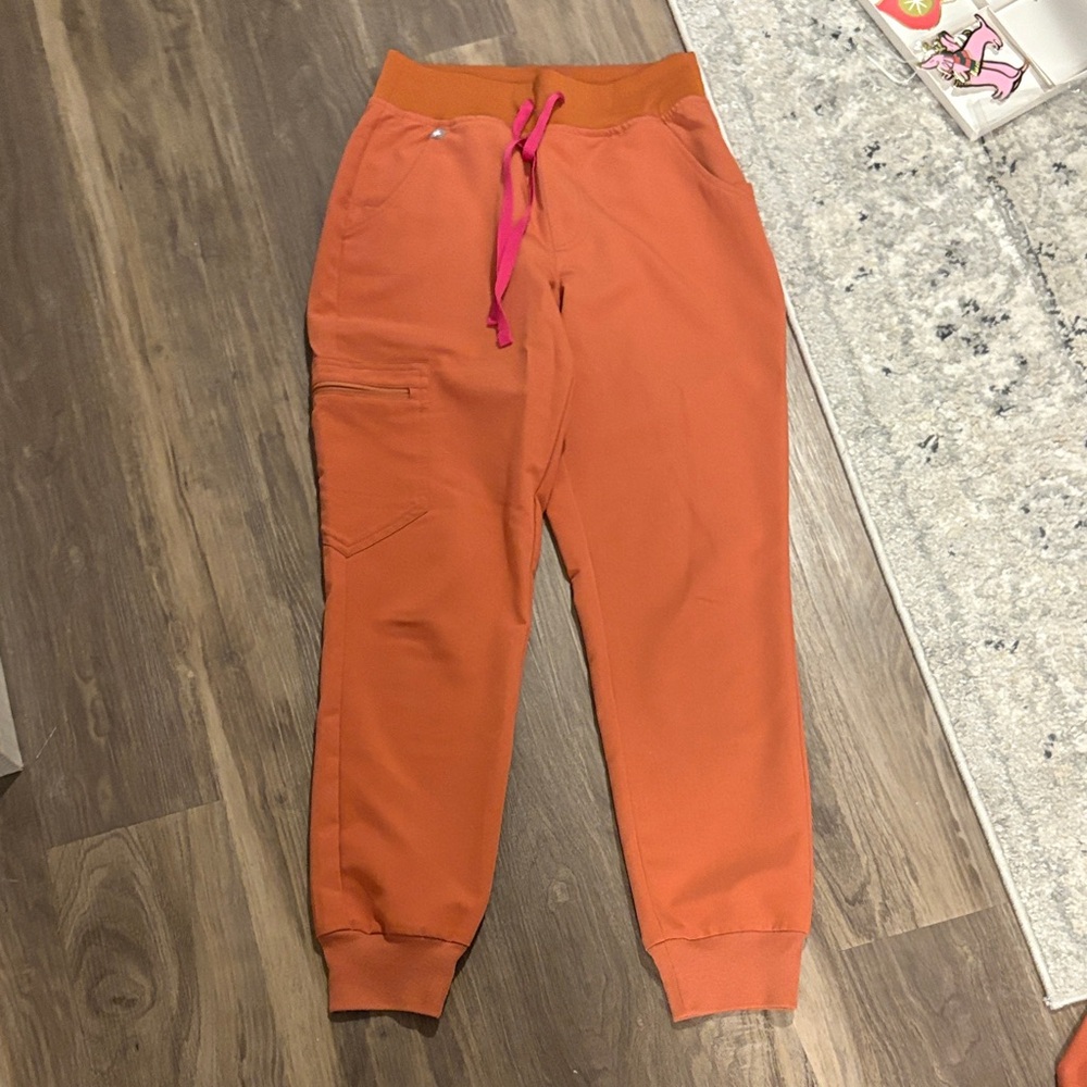 Figs High Waisted Zamora in Terracotta